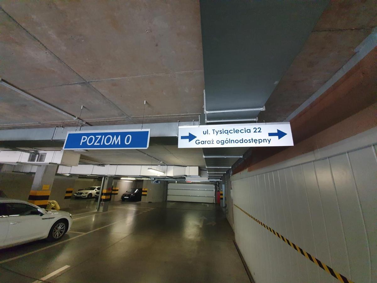Apartament Wsrod 1000Cy Swiatel - Z Parkingiem W Hali Garazowej- Duzy Balkon Z Lezakami - Piekny Widok Noca Na Panorame Tysiaclecia Катовице Экстерьер фото